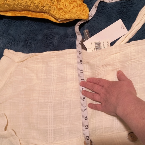 RIP Curl Cream Maxi dress. 100% Cotton. Size large. New With Tag. - Picture 6 of 7